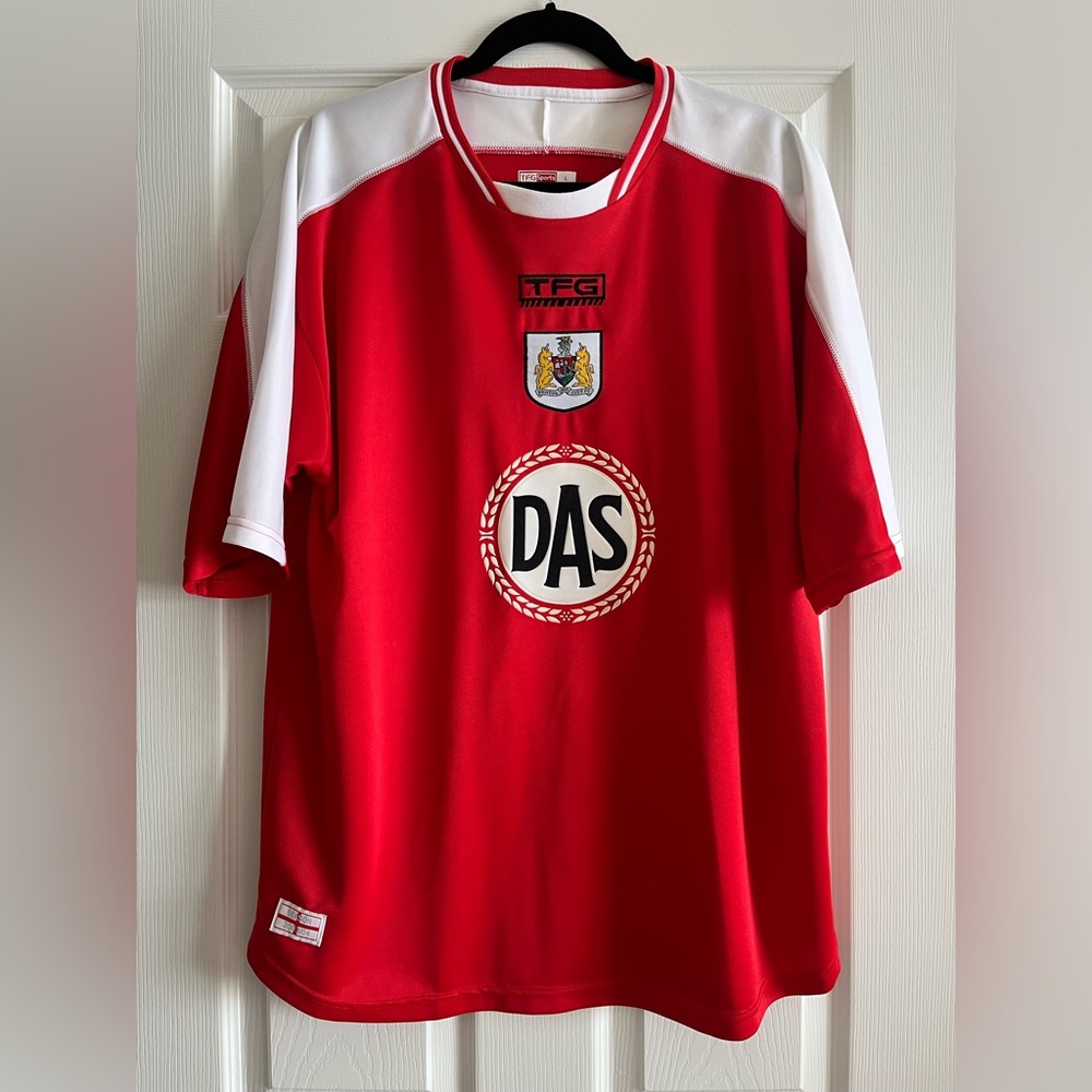 NWOT Vintage TFG Sports Bristol City 2003-04 Football/Soccer Jersey - Size L
